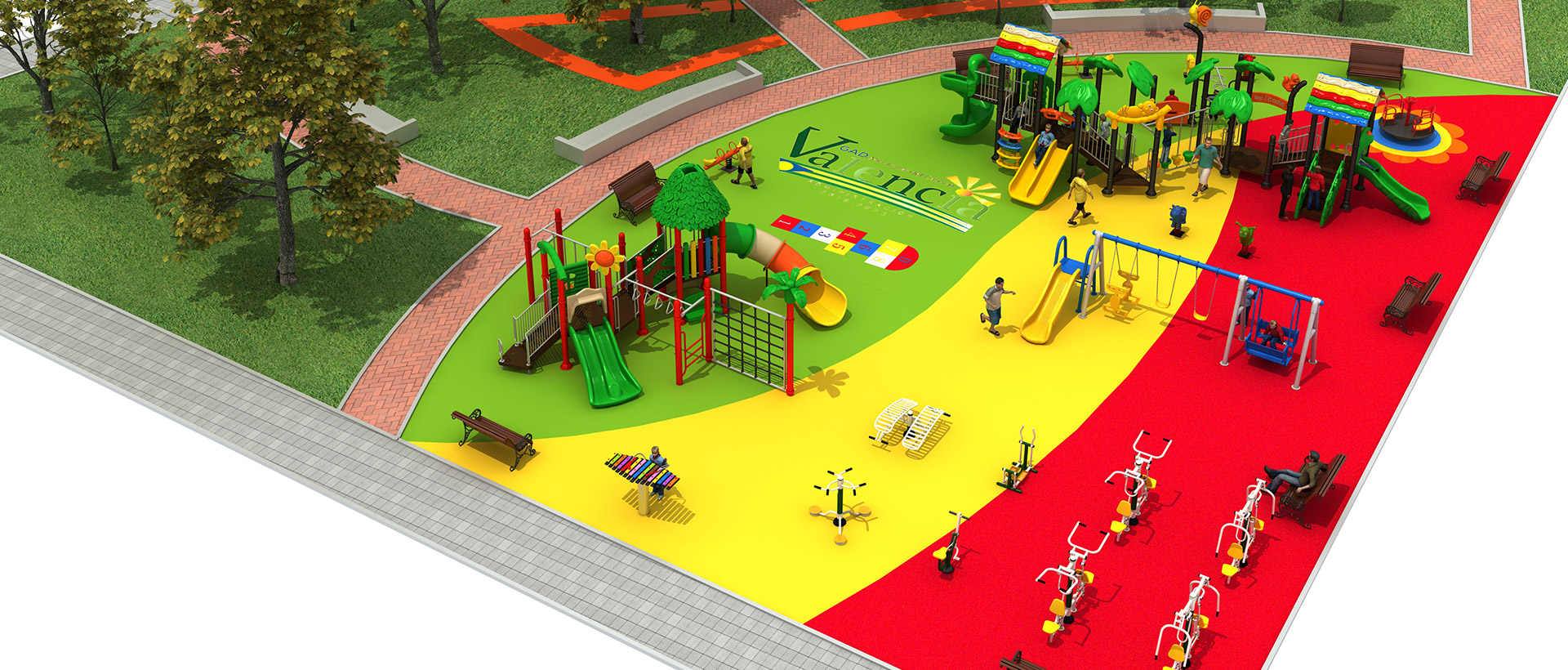 commercial outdoor playground